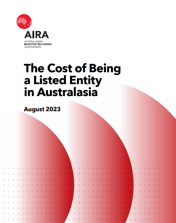 The Cost of Being a Listed Entity in Australasia
