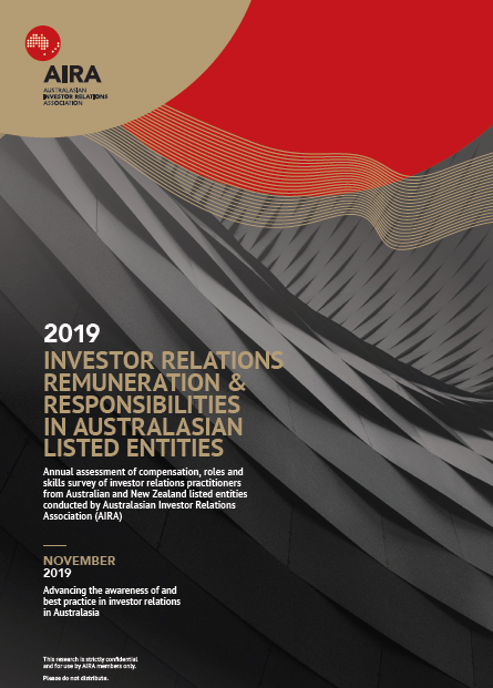 Full Report: 2019 IR Remuneration & Responsibilities in Aust